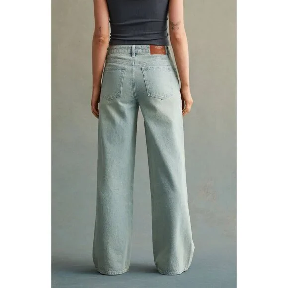 RARE DNM EDIT Light Indigo High Waisted Baggy Jeans - 23 - PacSun - Picture 4 of 9